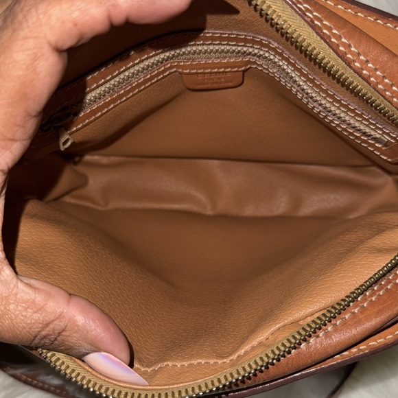 Celine Brown Messenger Bag with Monogram Print - Picture 8 of 17